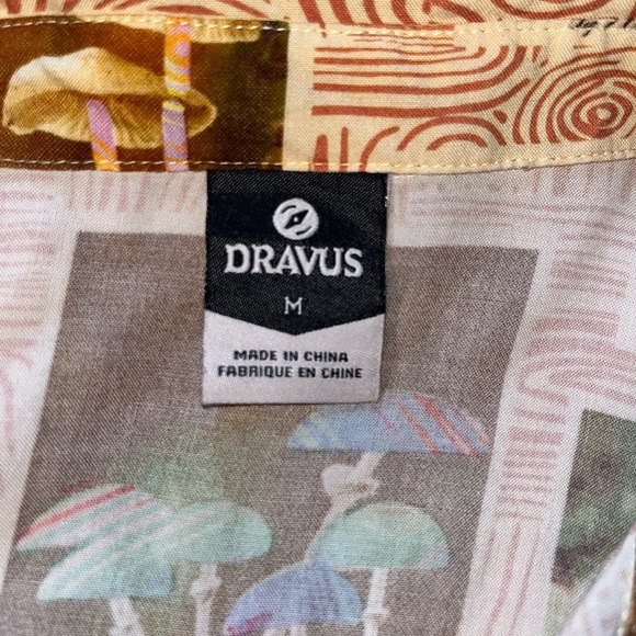 DRAVUS Zaedia Mushroom Button Down Shirt sz M - Picture 5 of 12